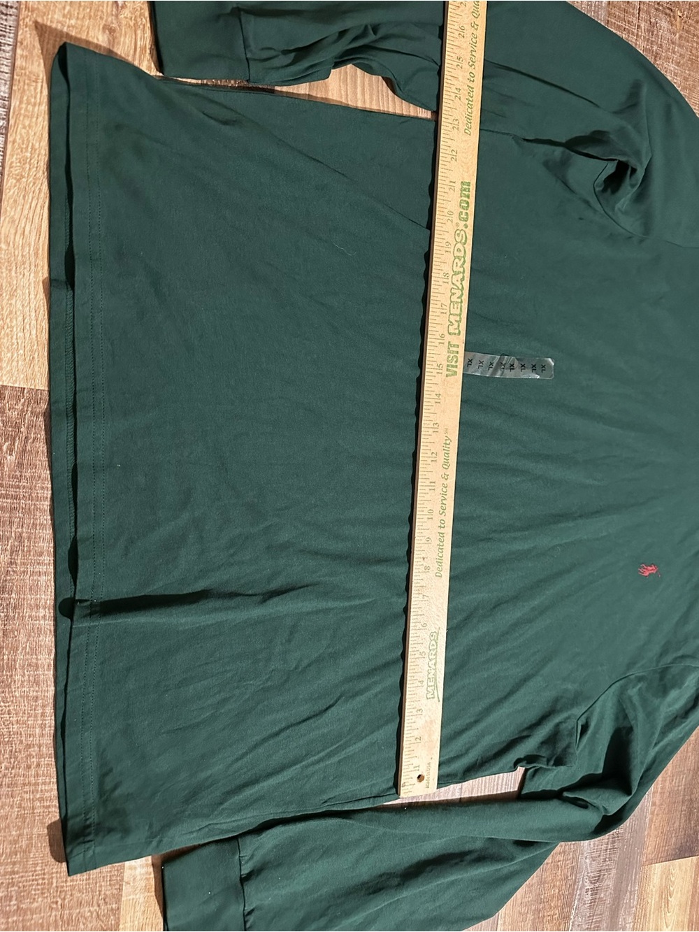 Polo by Ralph Lauren Green Hooded Long-Sleeve Tee - Picture 3 of 6